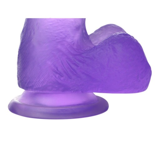 Jelly Studs Dildo Purple - Naturtrogen Dong Med Sugpropp