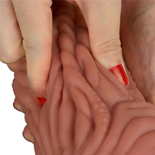 Dual Layered Platinum Silicone Tongue 10" - Silikontunga i Monstersize