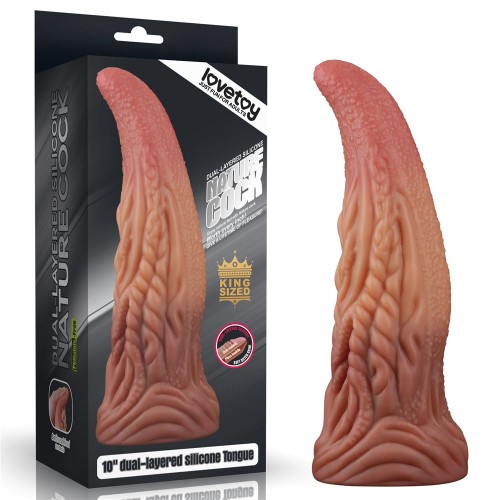 Dual Layered Platinum Silicone Tongue 10" - Silikontunga i Monstersize Dual Layered Platinum Silicone Tongue 10" - Silikontunga i Monstersize