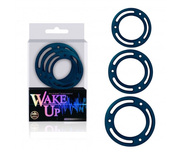 Cock Ring Set Wake Up - Stretchiga Penisringar 3-pack
