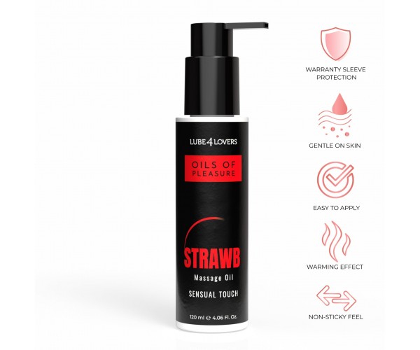 Oils Of Pleasure Massage Oil - Jordgubb