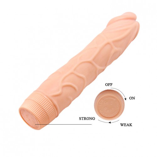 Barbara Veined Realistic Vibrator 22,5 cm Barbara Veined Realistic Vibrator 22,5 cm