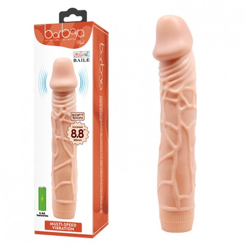 Barbara Veined Realistic Vibrator 22,5 cm