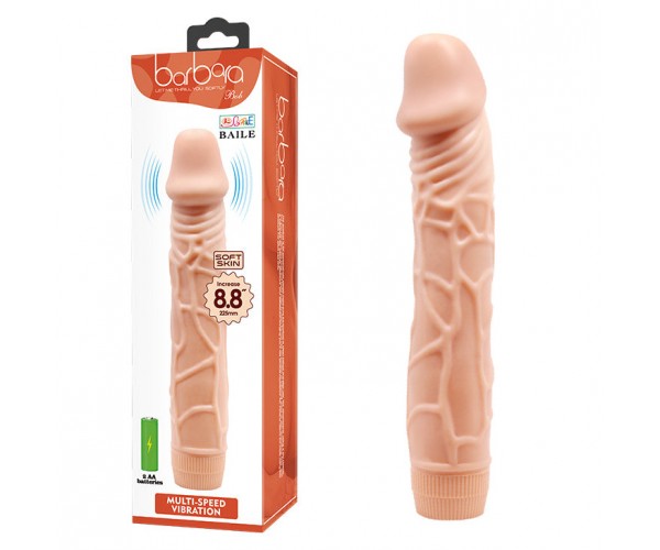 Barbara Veined Realistic Vibrator 22,5 cm Barbara Veined Realistic Vibrator 22,5 cm
