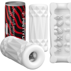 Super Soft Pleasure Sleeve Red - Bumps & Knobs Super Soft Pleasure Sleeve Red - Bumps & Knobs