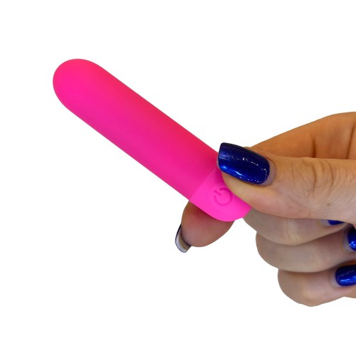 Pretty Love Stefan mini bullet vibrator i ABS – 8 cm kompakt uppladdningsbar minivibrator för klitoris och punktstimulans