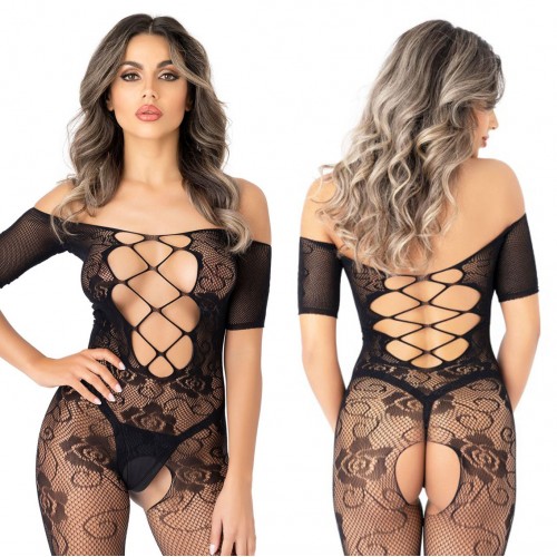 Off Shoulder Bodystocking
