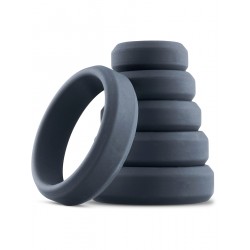 Boners Wide Cockring Set - 6-Pack Boners Wide Cockring Set - 6-Pack