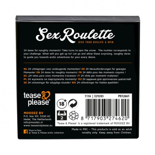 Sex Roulette Naughty Play Edition - Tease & Please