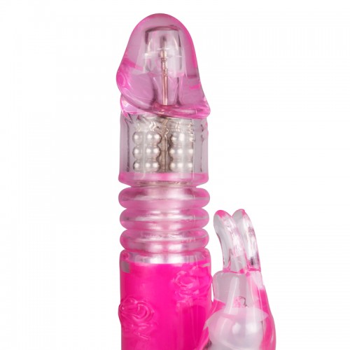 Thrusting Rabbit Vibrator Pink