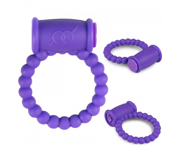Cockring With Vibrator - Vibrerande Penisring med Knottror