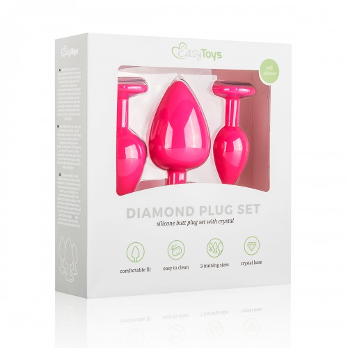 Diamond Plug Set - Rosa