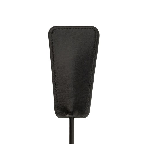 EasyToys Fluffy Tickler and Whip svart 2-i-1 BDSM-redskap med mjuk fluffig tickler och piska – för sinneslek och maktspel