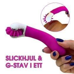 Perfect Pleasure Tongue - Slickhjuls-vibrator Perfect Pleasure Tongue - Slickhjuls-vibrator