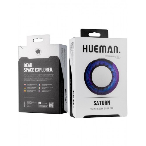 Hueman - Saturn Vibrating Cock & Ball Ring