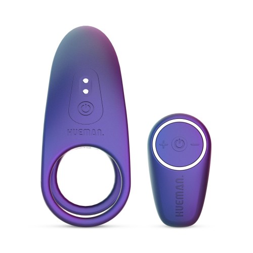 Hueman Infinity Ignite vibrerande penisring och pungring i lila mjukt silikon – 10 vibrationslägen, uppladdningsbar och vattentät