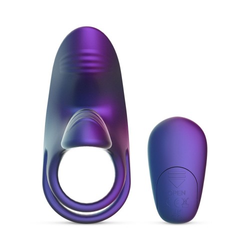 Hueman Infinity Ignite vibrerande penisring och pungring i lila mjukt silikon – 10 vibrationslägen, uppladdningsbar och vattentät