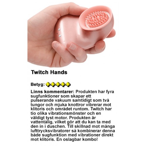Twitch - Sugande klitorisvibrator Roséguld