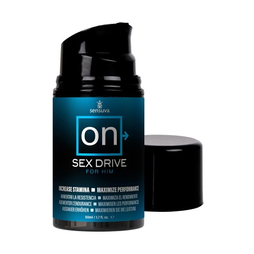 Sensuva - ON Sex Drive For Him - Testosteronhöjande Kräm
