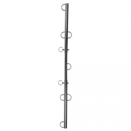 Ouch by Shots justerbar spreader bar i järn med flera krokar för bondage och BDSM-lekar