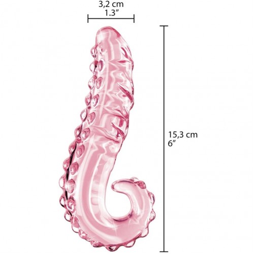 Icicles Nr.24 - Lyxig Handblåst Glasdildo