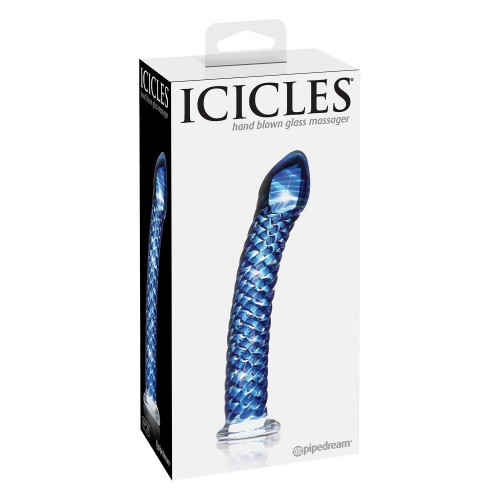 Icicles Nr.29 - Lyxig Handblåst Glasdildo