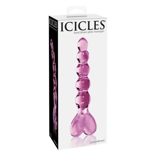 Icicles Nr.43 - Lyxig Handblåst Glasdildo