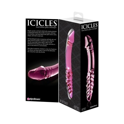 Icicles Nr.57 - Lyxig Handblåst Glasdildo