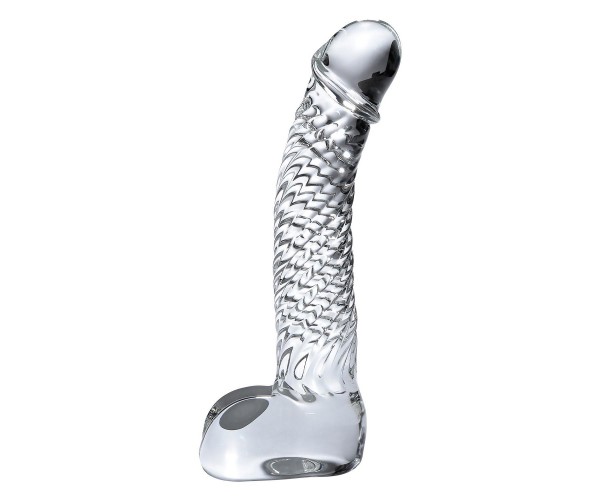 Icicles Nr.61 - Lyxig Handblåst Glasdildo