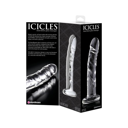 Icicles Nr.62 - Lyxig Handblåst Glasdildo