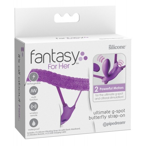 Ultimate G-Spot Butterfly Strap-on