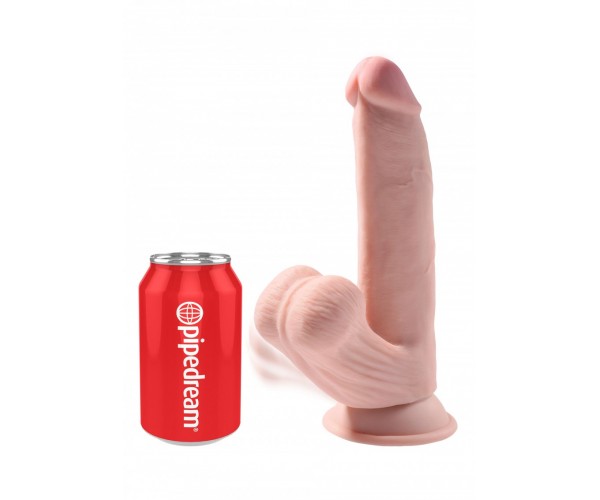 King Cock Plus 8" - Triple Density Cock Swinging Balls King Cock Plus 8" - Triple Density Cock Swinging Balls