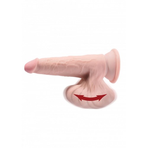 King Cock Plus 8" - Triple Density Cock Swinging Balls King Cock Plus 8" - Triple Density Cock Swinging Balls