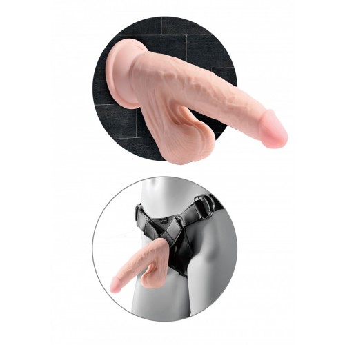 King Cock Plus 8" - Triple Density Cock Swinging Balls King Cock Plus 8" - Triple Density Cock Swinging Balls
