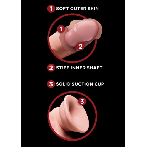 King Cock Plus 8" - Triple Density Cock Swinging Balls King Cock Plus 8" - Triple Density Cock Swinging Balls