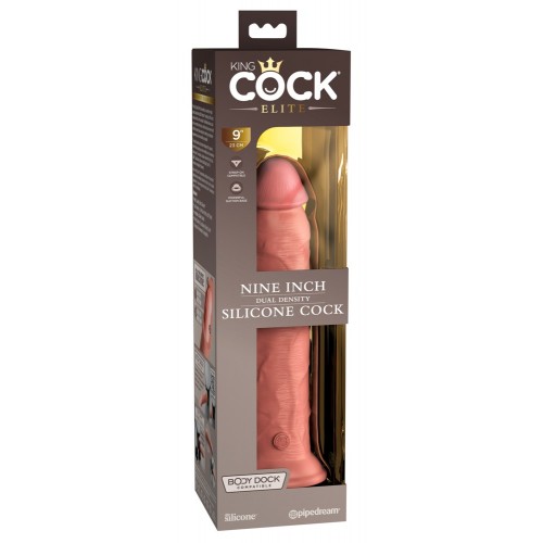 King Cock Elite .9" - Dual Density Silicone Cock - LYXDONG!