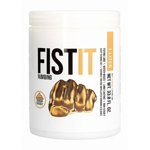 Fist It Numbing - 1000ml - Bedövande Vattenbaserat Glidmedel Fist It Numbing - 1000ml - Bedövande Vattenbaserat Glidmedel