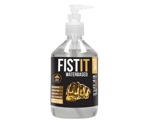 Fist It - 500ml - Vattenbaserat Glidmedel med pump