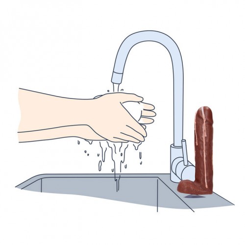 Dicky Soap with Balls - Brown