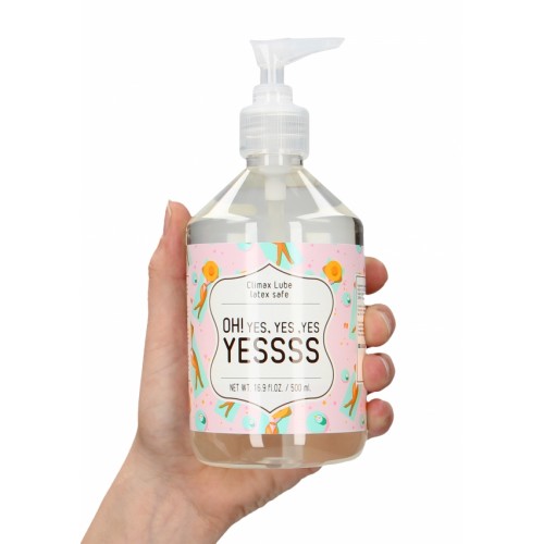 OH! Yes, Yes, Yes YESSSS - Waterbased Lubricant - 500 ml OH! Yes, Yes, Yes YESSSS - Waterbased Lubricant - 500 ml