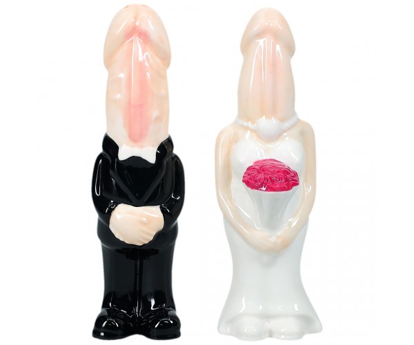 Salt and Pepper Shakers – roliga salt- och pepparkar i keramik