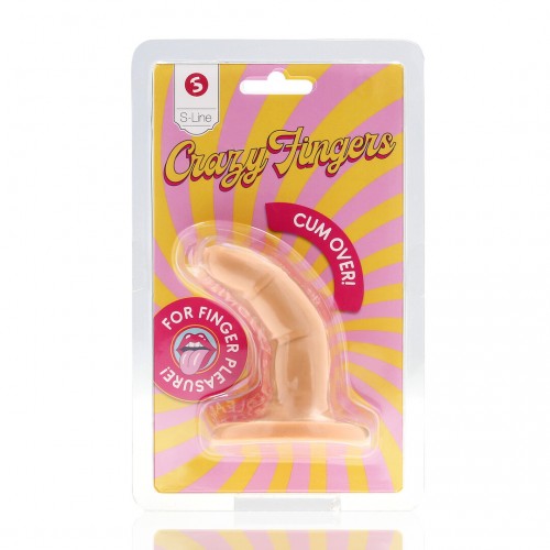 Cum Over fingerformad dildo i flytande silikon – rolig present med humoristisk design