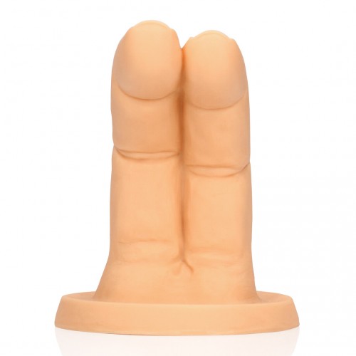 Cum Over fingerformad dildo i flytande silikon – rolig present med humoristisk design