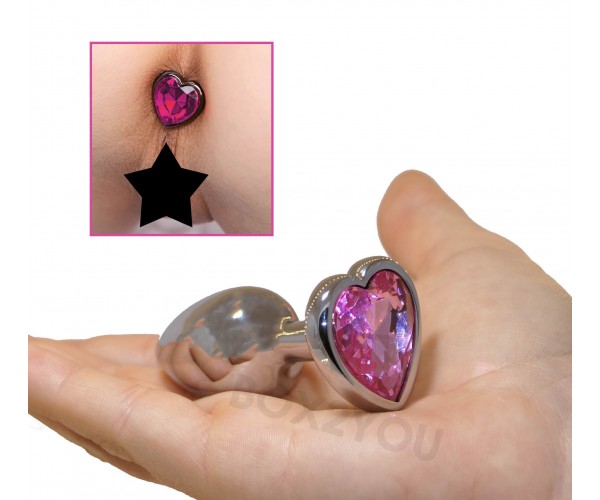 Intimate Anal Metal Jewelry - Rosa Hjärta