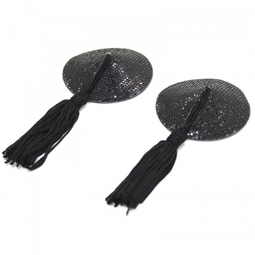 Nipple Tassels - Glittrande Nipplestickers Med Tofs