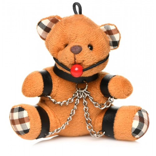 Keychain Teddy Bear Nyckelring - Gagged 