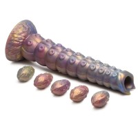Creature Cocks - Deep Invader Tentacle Ovipositor Silicone Dildo with Eggs