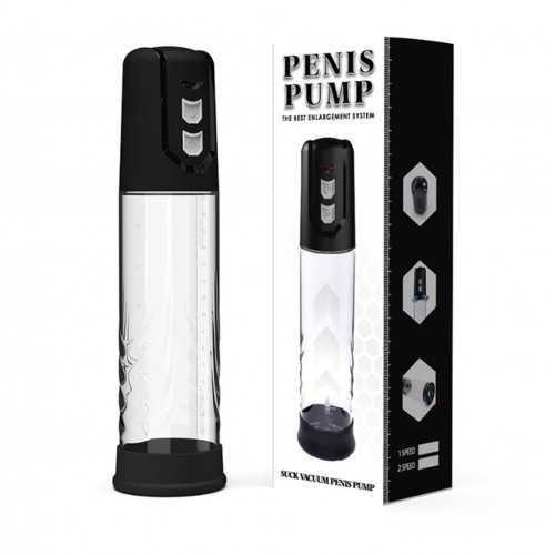 B-Series Powerpump Turbo Vacuum Developer penispump med kraftfullt vakuum för starkare erektion och ökad penisvolym