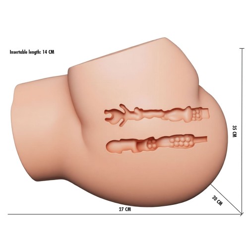 Bangers by Hidden Desire Fuck My Big Round Booty realistisk kvinnlig 9 kg stor rund rumpa – tung och naturtrogen lösfitta för anal och vaginal penetration