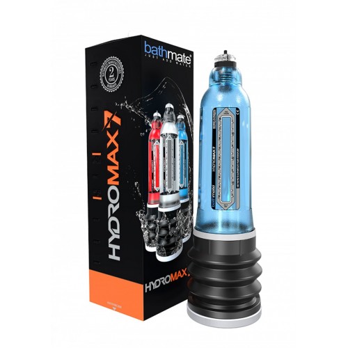 Bathmate Hydromax 9 blå hydraulisk vattenpump för penis upp till 23 cm – starkare erektion i duschen